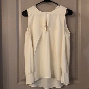 Banana Republic Off White Sleeveless Blouse
